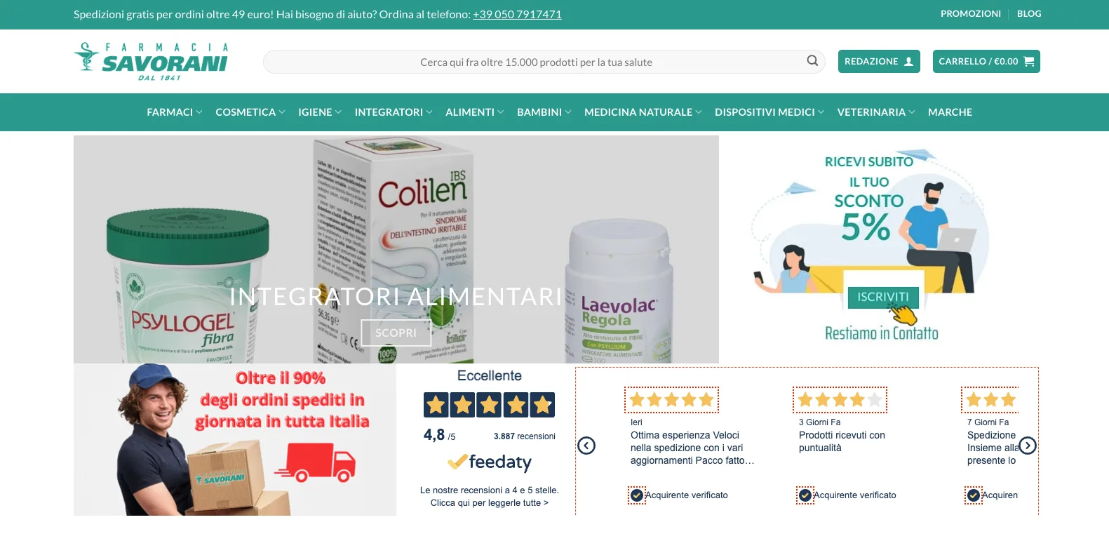 Caso Studio Seo FarmaciaSavorani
